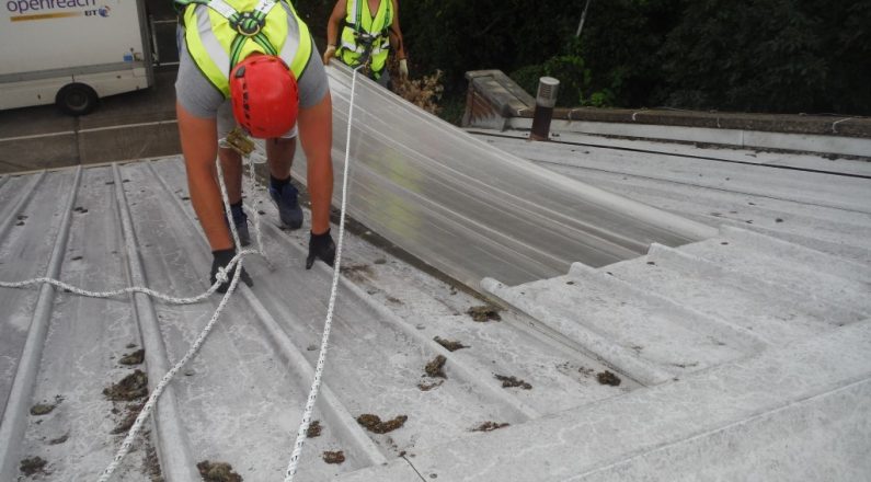 Fall Protection Hull Industrial Skylights Replacement 